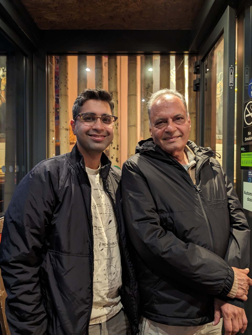 Dr Aditya Malik with his father, Dr Anil Malik