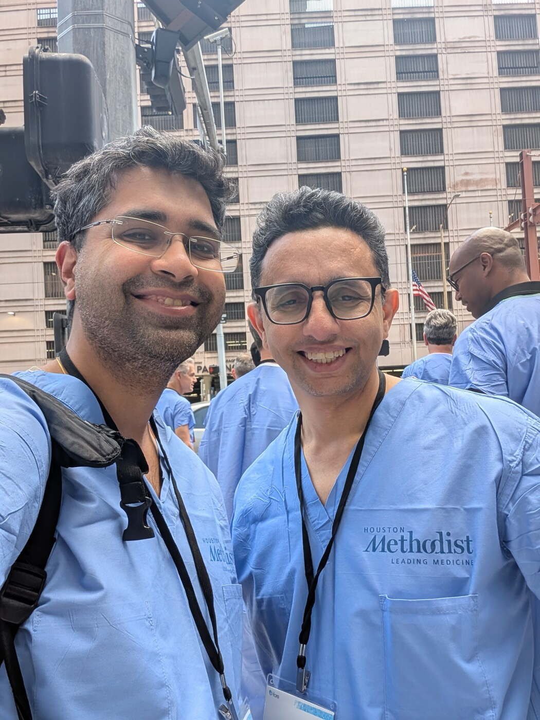 Cadaveric laboratory session at the anterior hip course in Houston, Texas