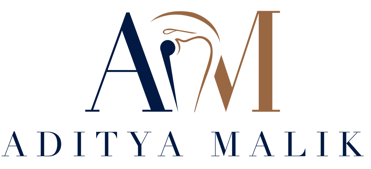 Dr Aditya Malik — monogram and wordmark